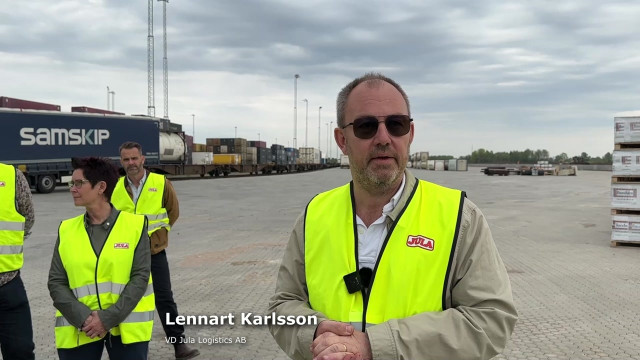 Lennart Karlsson, VD Jula Logistics AB