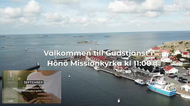 Gudstjänst - Arne Johansson predikar