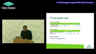 13. Delårsrapport augusti 2025 Götene kommun