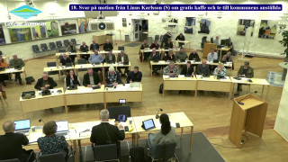 18. Svar på motion från Linus Karlsson (S) om gratis kaffe och te till kommunens anställda