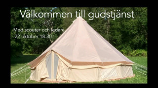 Gudstjänst 22 oktober - Erik Hällgren och Scouter