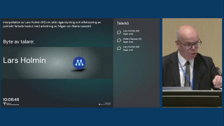 4. Interpellation om aktiv ägarstyrning och Skene Lasarett