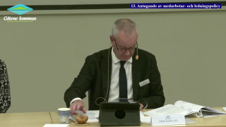 13. Antagande av medarbetar- och ledningspolicy