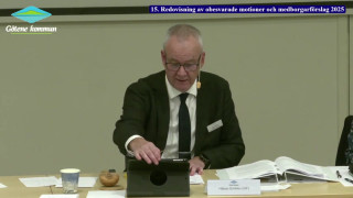 15. Redovisning av obesvarade motioner och medborgarförslag 2025