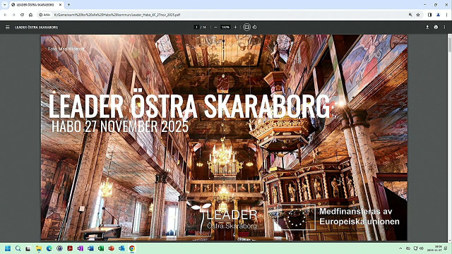 3. Information från Leader Östra Skaraborg