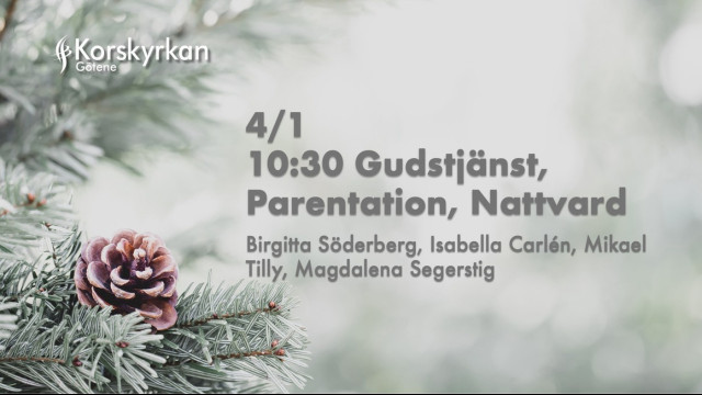 Gudstjänst 20260104