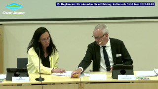 15. Reglemente för nämnden för utbildning, kultur och fritid från 2027-01-01