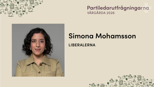 Simona Mohamsson - Liberalerna | Partiledarutfrågningarna