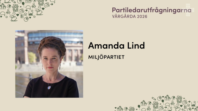 Amanda Lind - Miljöpartiet | Partiledarutfrågningarna