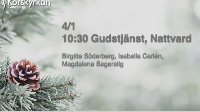 Gudstjänst 20260104