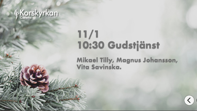 Gudstjänst 20260111