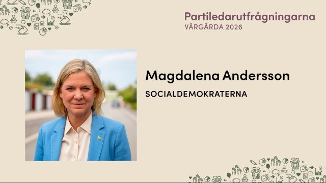 Magdalena Andersson - Socialdemokraterna