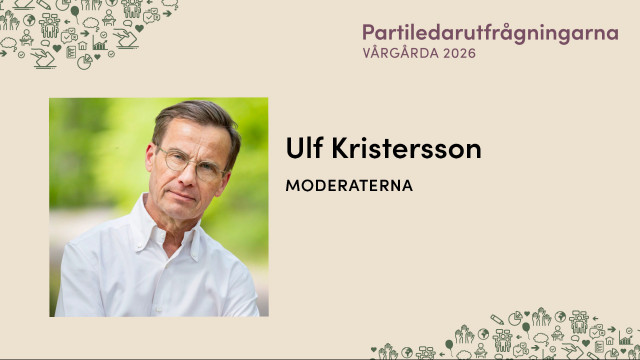 Ulf Kristersson - Moderaterna