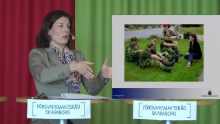 Försvarsminister Karin Enström (M)