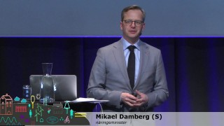 Mikael Damberg (S), näringsminister, Tillväxt och utveckling i hela landet