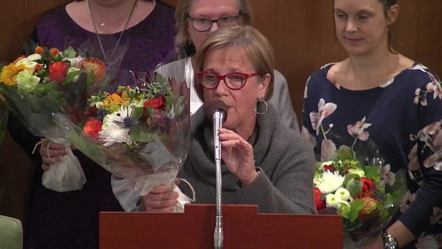 Avtackning av avgående ledamöter