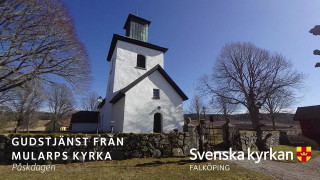 Påskdags gudstjänst från Mularps kyrka