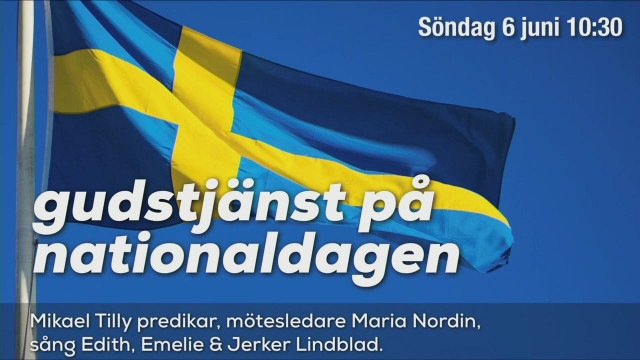Gudstjänst 6 juni 2021