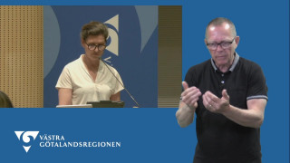 6.  Interpellation av Annika Westh (L) angående Auroravården