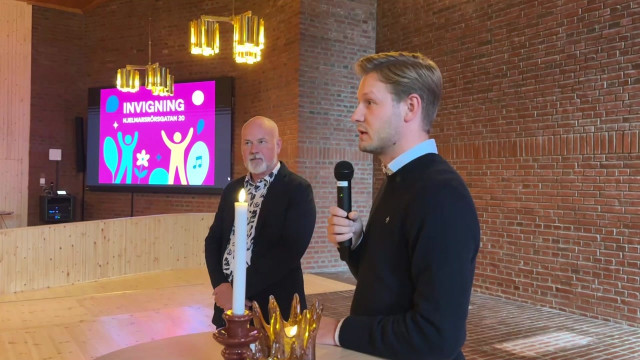 Invigningtal, Sören Rafstedt och Adam Johansson