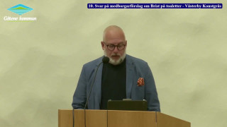 10. Svar på medborgarförslag om Brist på toaletter - Västerby Konstgräs