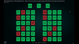 8-10. Antagande av program och taxor