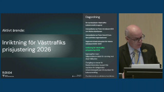 6. Inriktning för Västtrafiks prisjustering 2026
