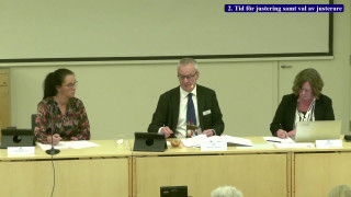 1 - 3  Öppnande av mötet