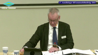 17. Anmälningar till kommunfullmäktige 2025