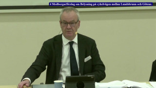 4 Medborgarförslag om Belysning på cykelvägen mellan Lundsbrunn och Götene.