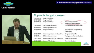 8. Information om budgetprocessen inför 2027