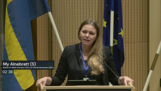 21. Motion om finansiering vid operation av grå starr