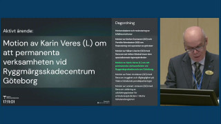 23. Motion om Ryggmärgsskadecentrum Göteborg