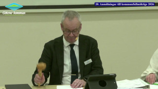 20. Anmälningar till kommunfullmäktige 2026