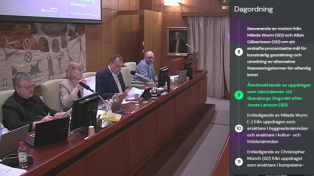 9-12. Valärenden och anmälningsärenden