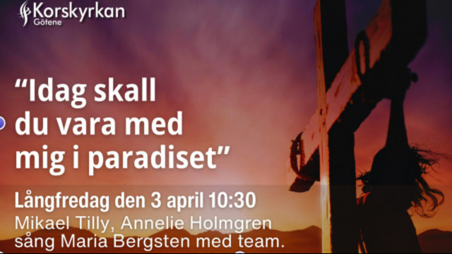 I dag ska du vara med mig i Paradiset 20260403