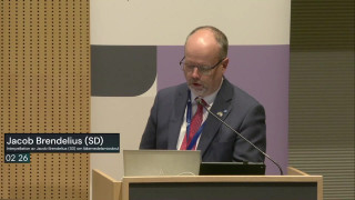 8. Interpellation: Brendelius om läkemedelsmissbruk i VGR