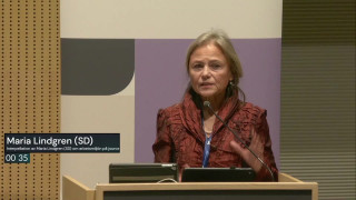 10. Interpellation: Lindgren om arbetsmiljön, jourcentralen