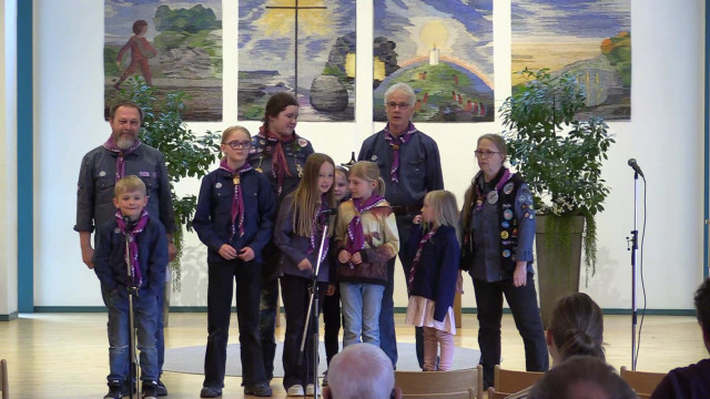 Gudstjänst 22 april - Scoutgudstjänst