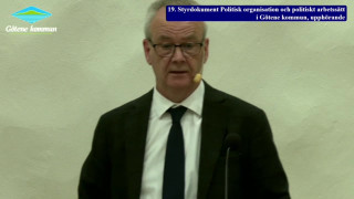 19. Styrdokument Politisk organisation och politiskt arbetssätt.