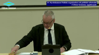 20. Lokalt partistöd för Götene kommun