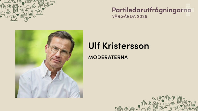 Ulf Kristersson - Moderaterna | Partiledarutfrågningarna