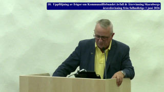 10. Uppföljning av frågor om Kommunalförbundet Avfall & Återvinning Skaraborgs årsredovisning fr