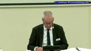 21. Anmälningar till kommunfullmäktige 2026