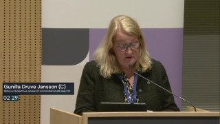 20. Motion om hel kollektivtrafik längs E20