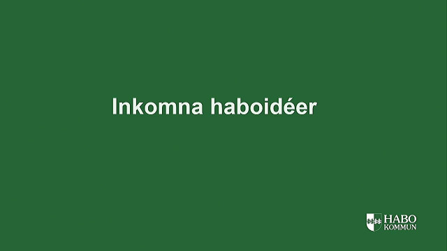 10. Redovisning av Haboidéer