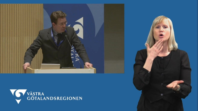Teckenspråkstolkad direktsändning