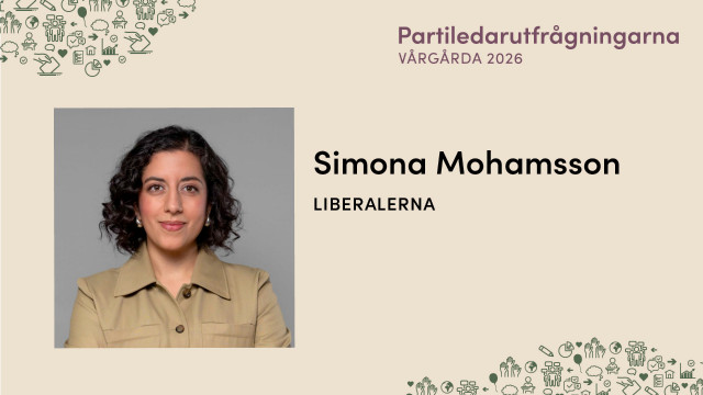 Simona Mohamsson - Liberalerna | Partiledarutfrågningarna